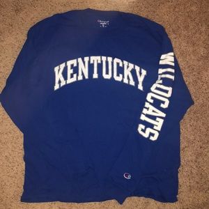 champion u of kentucky long sleeve t-shirt
